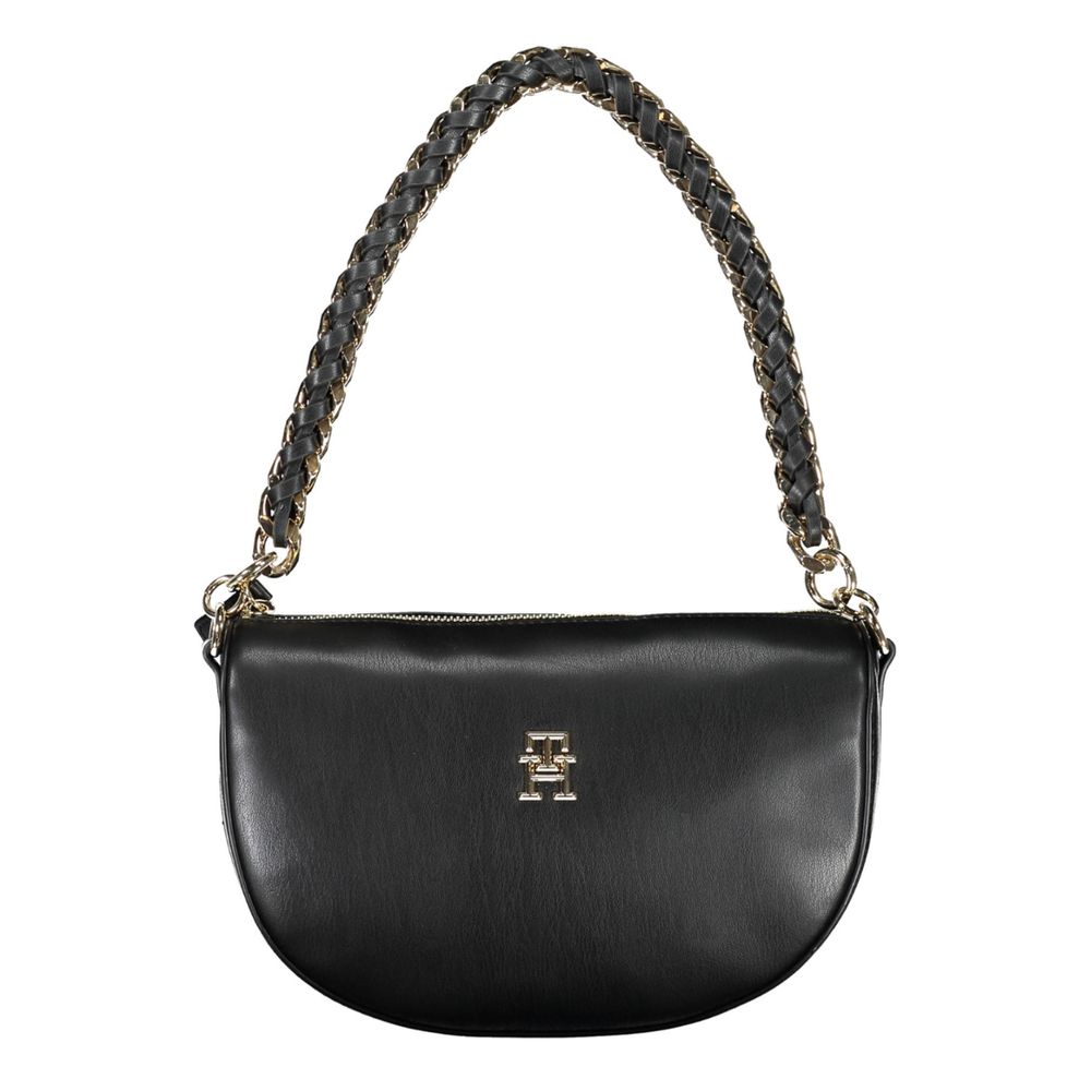 Tommy Hilfiger Schwarze Polyethylen-Handtasche