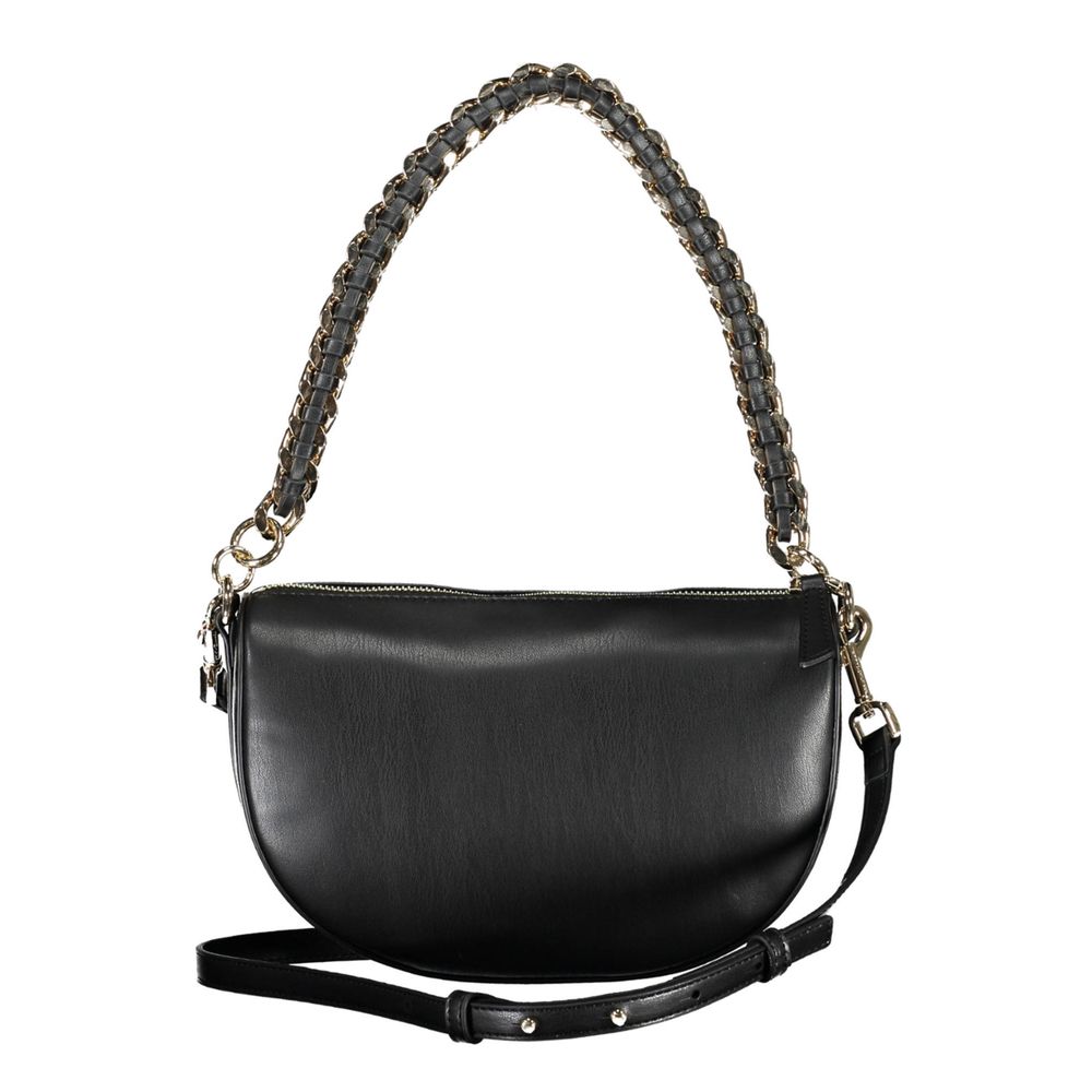 Tommy Hilfiger Schwarze Polyethylen-Handtasche