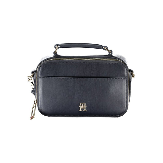 Tommy Hilfiger Blaue Polyethylen-Handtasche