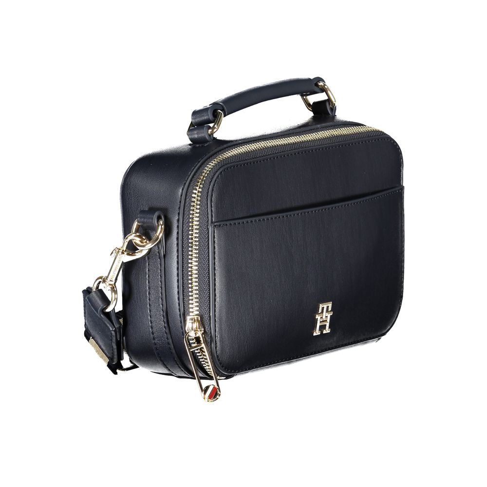 Tommy Hilfiger Blaue Polyethylen-Handtasche