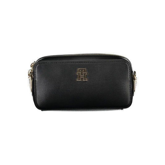 Tommy Hilfiger Schwarze Polyethylen-Handtasche