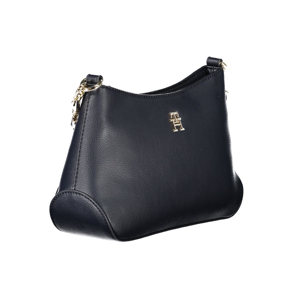 Tommy Hilfiger Blaue Polyester-Handtasche