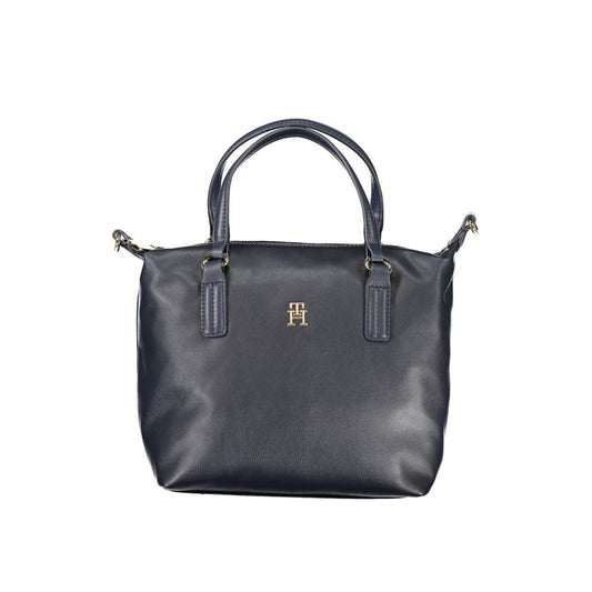 Tommy Hilfiger Blaue Polyester-Handtasche