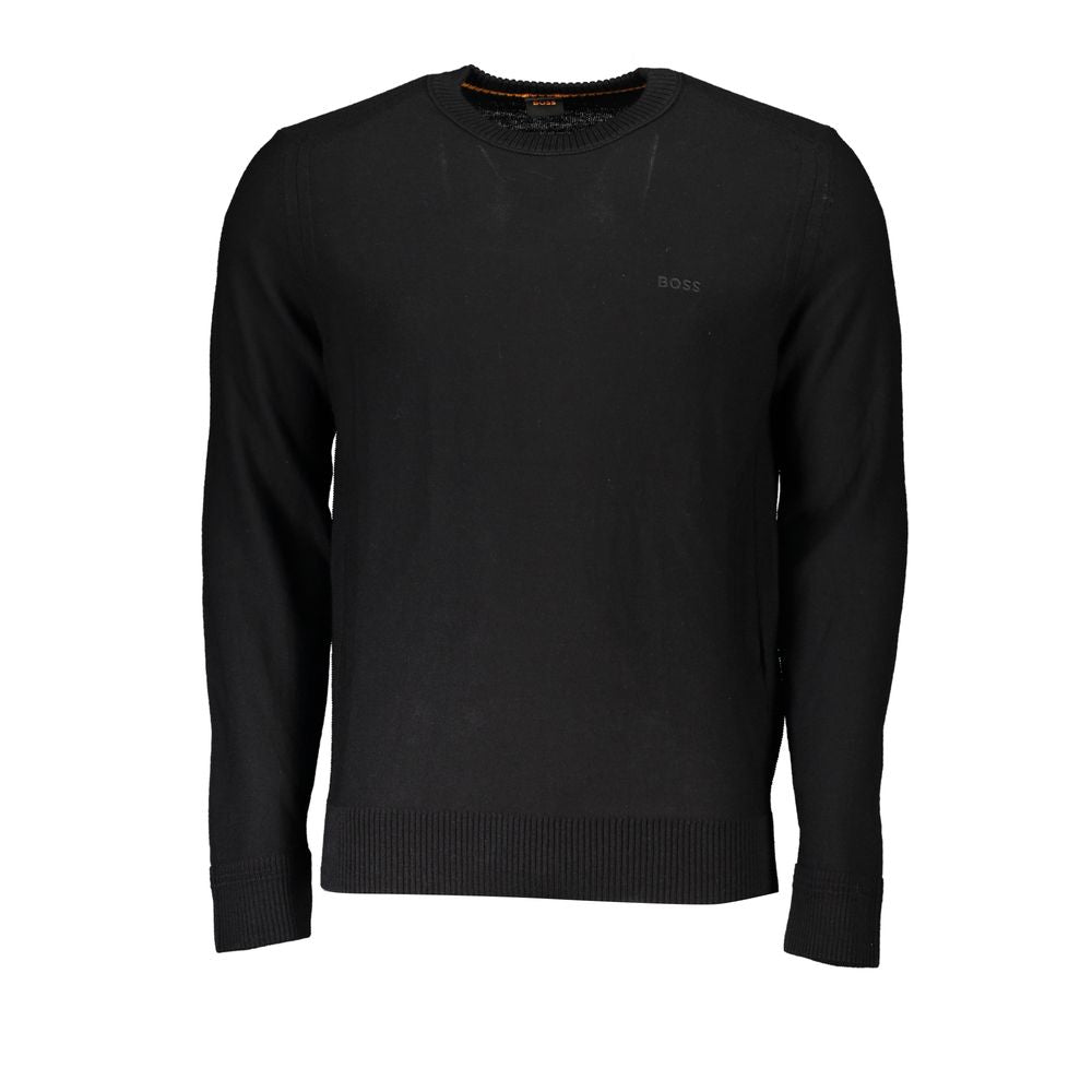 Hugo Boss Schwarzer Pullover aus Wolle für Männer