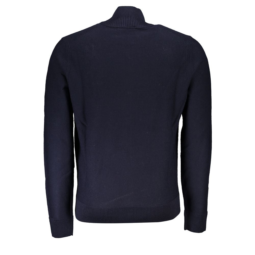 Hugo Boss Blauer Pullover aus Wolle für Männer