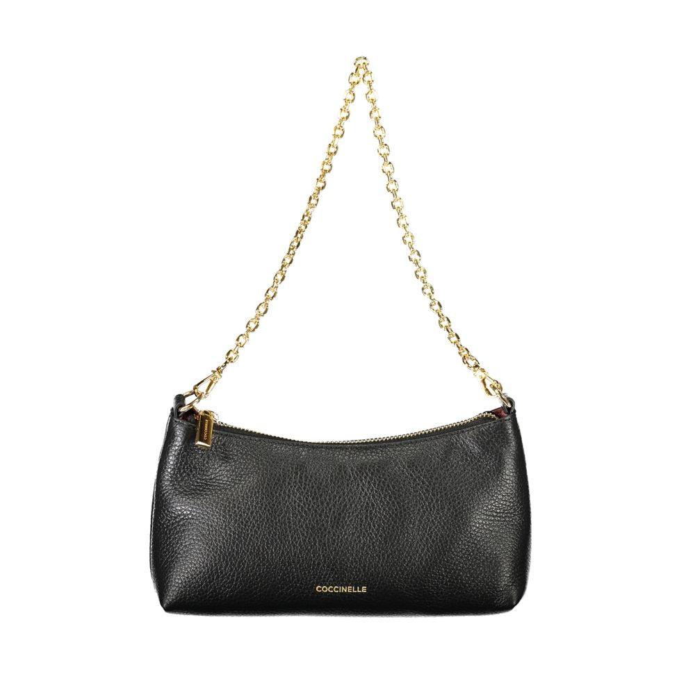 Coccinelle Schwarze Lederhandtasche