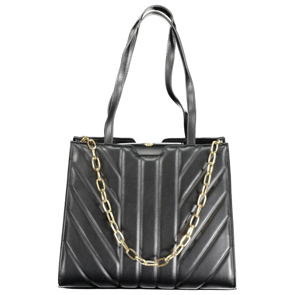 Valentino Bags Schwarze Polyethylen-Handtasche