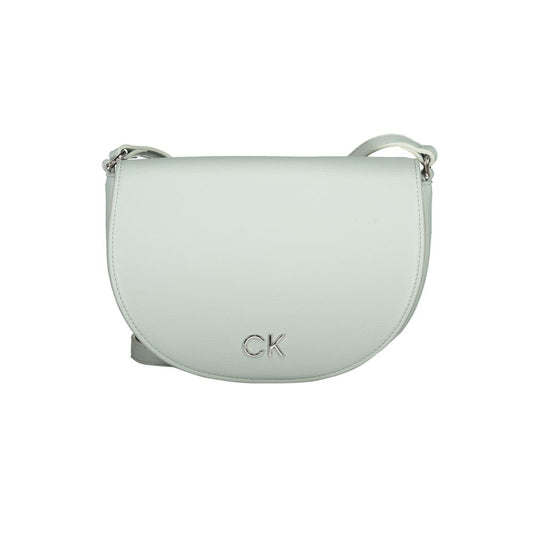 Calvin Klein Hellblaue Polyethylen-Handtasche