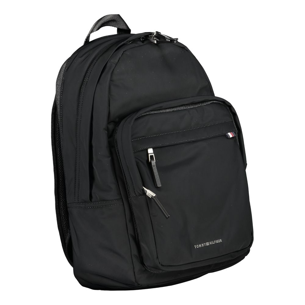 Tommy Hilfiger Schwarzer Polyester-Rucksack