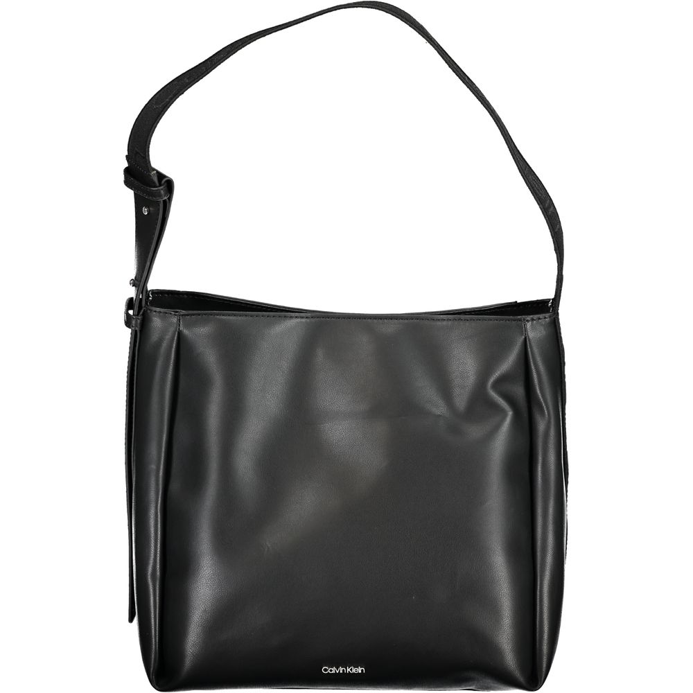 Calvin Klein Schwarze Polyester Handtasche