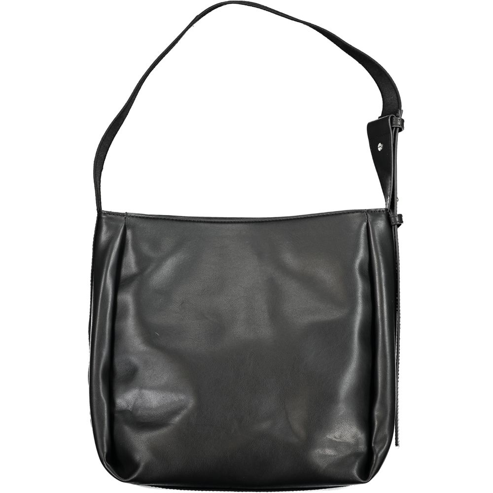 Calvin Klein Schwarze Polyester Handtasche