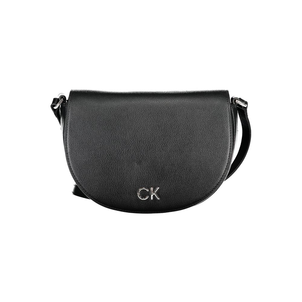 Calvin Klein Schwarze Polyethylen-Handtasche