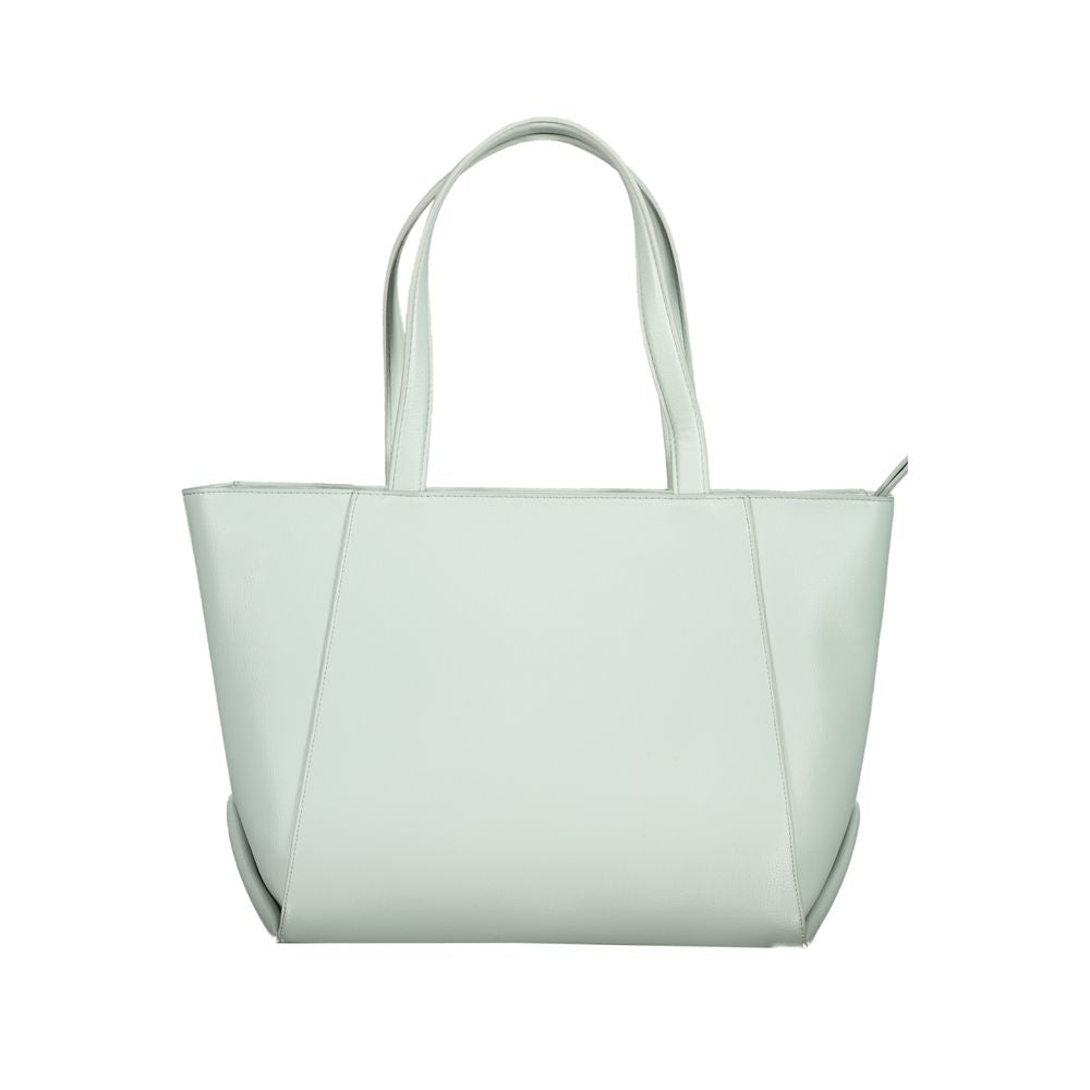 Calvin Klein Hellblaue Polyethylen-Handtasche