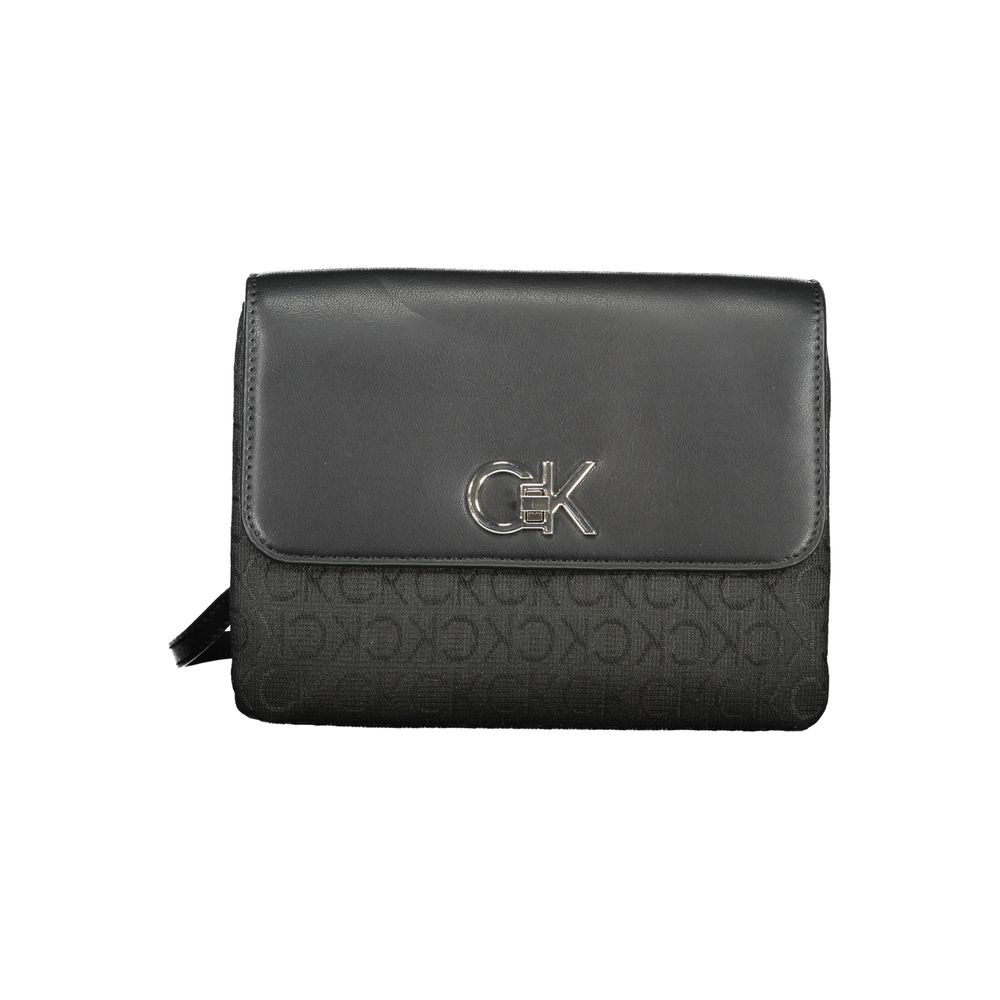 Calvin Klein Schwarze Polyester Handtasche