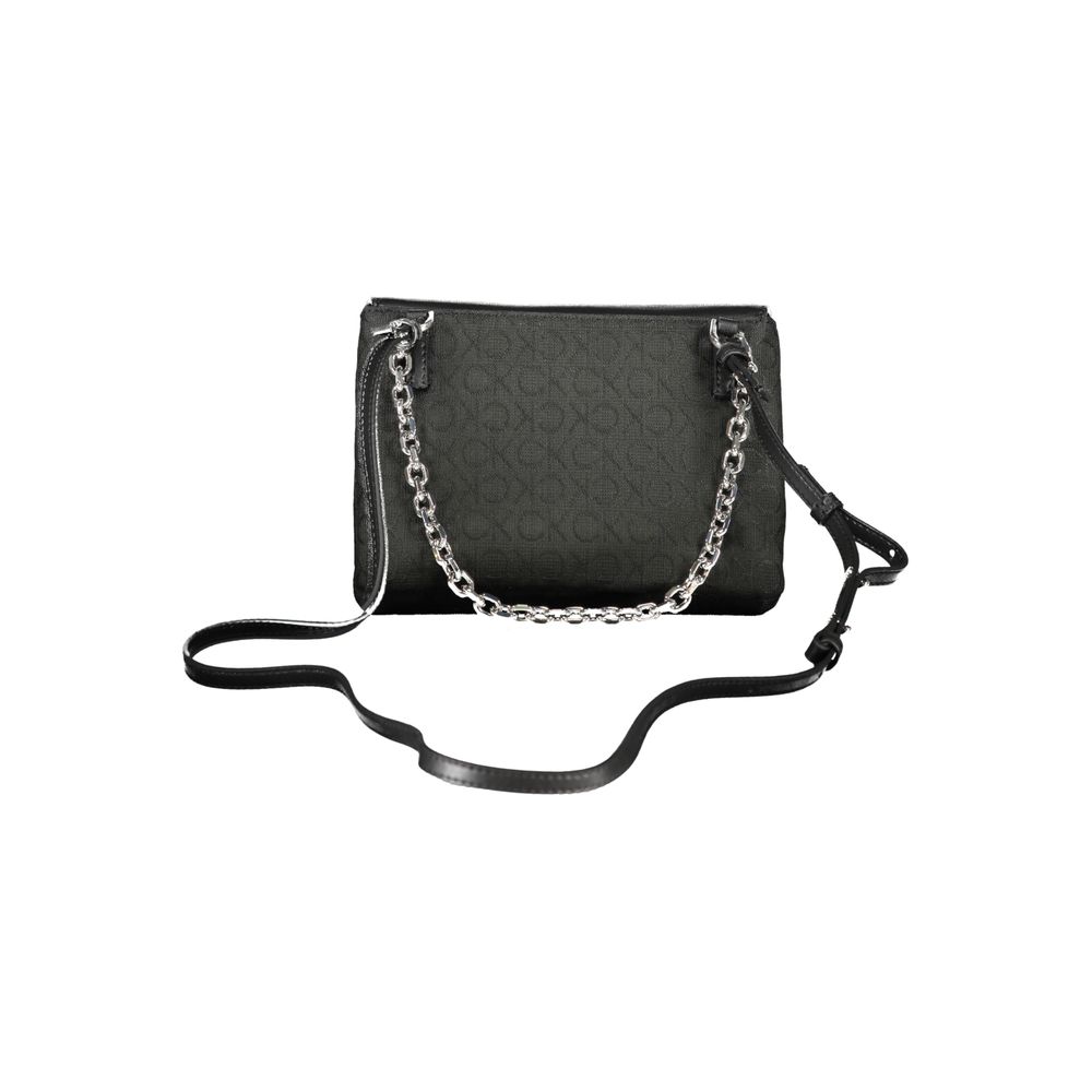 Calvin Klein Schwarze Polyester Handtasche