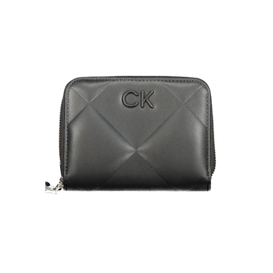 Calvin Klein Schwarzes Polyester Portemonnaie