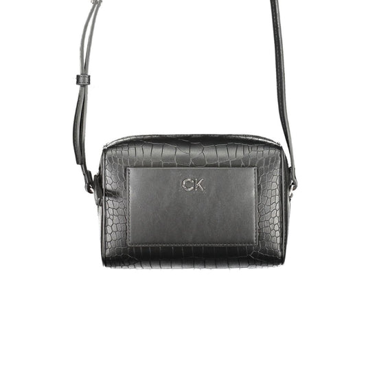 Calvin Klein Schwarze Polyester Handtasche