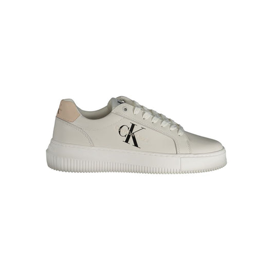 Calvin Klein Sneaker aus weißem Polyester