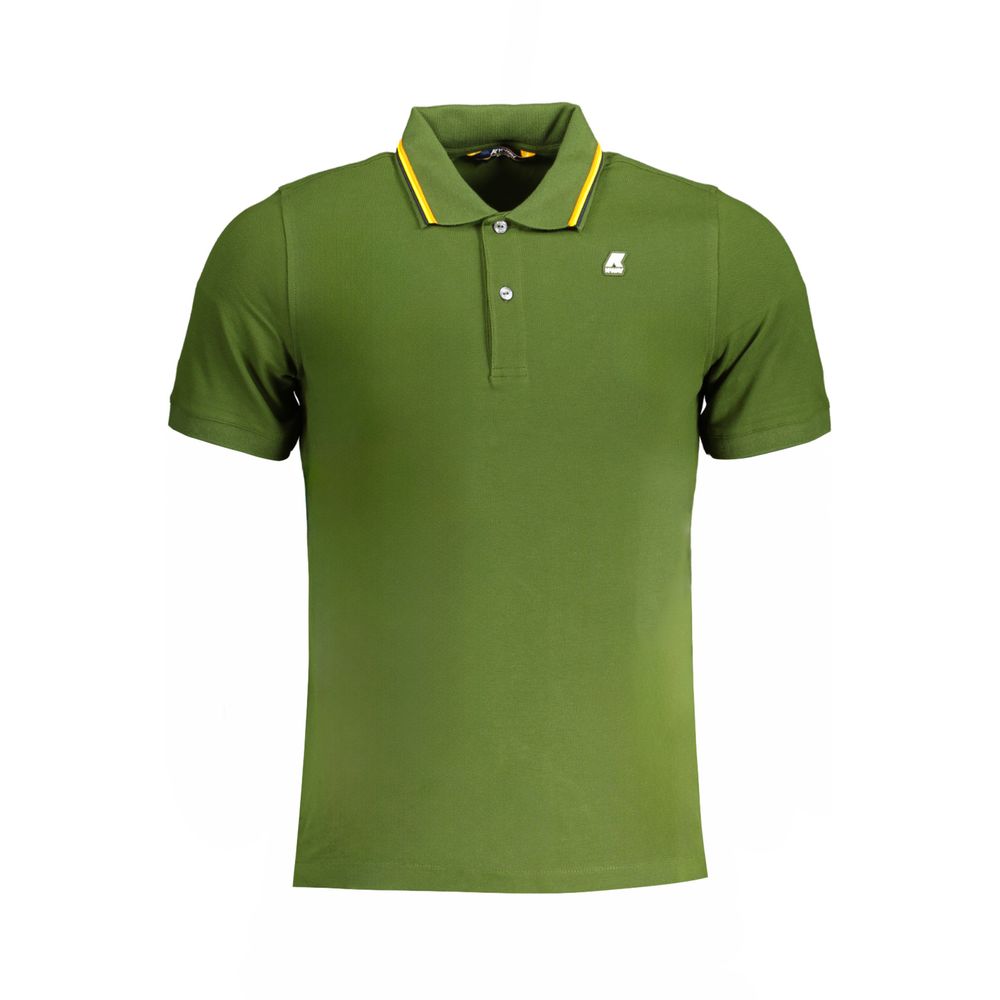 K-WAY Grünes Baumwoll-Poloshirt