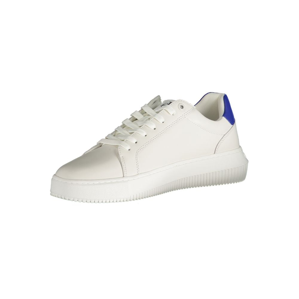 Calvin Klein Sneaker aus weißem Polyester