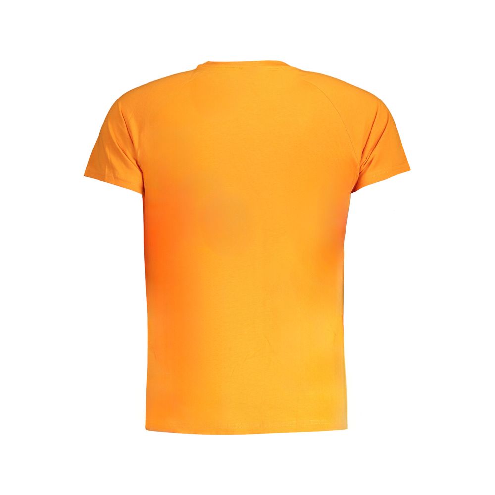 K-WAY Orangefarbenes T-Shirt aus Baumwolle