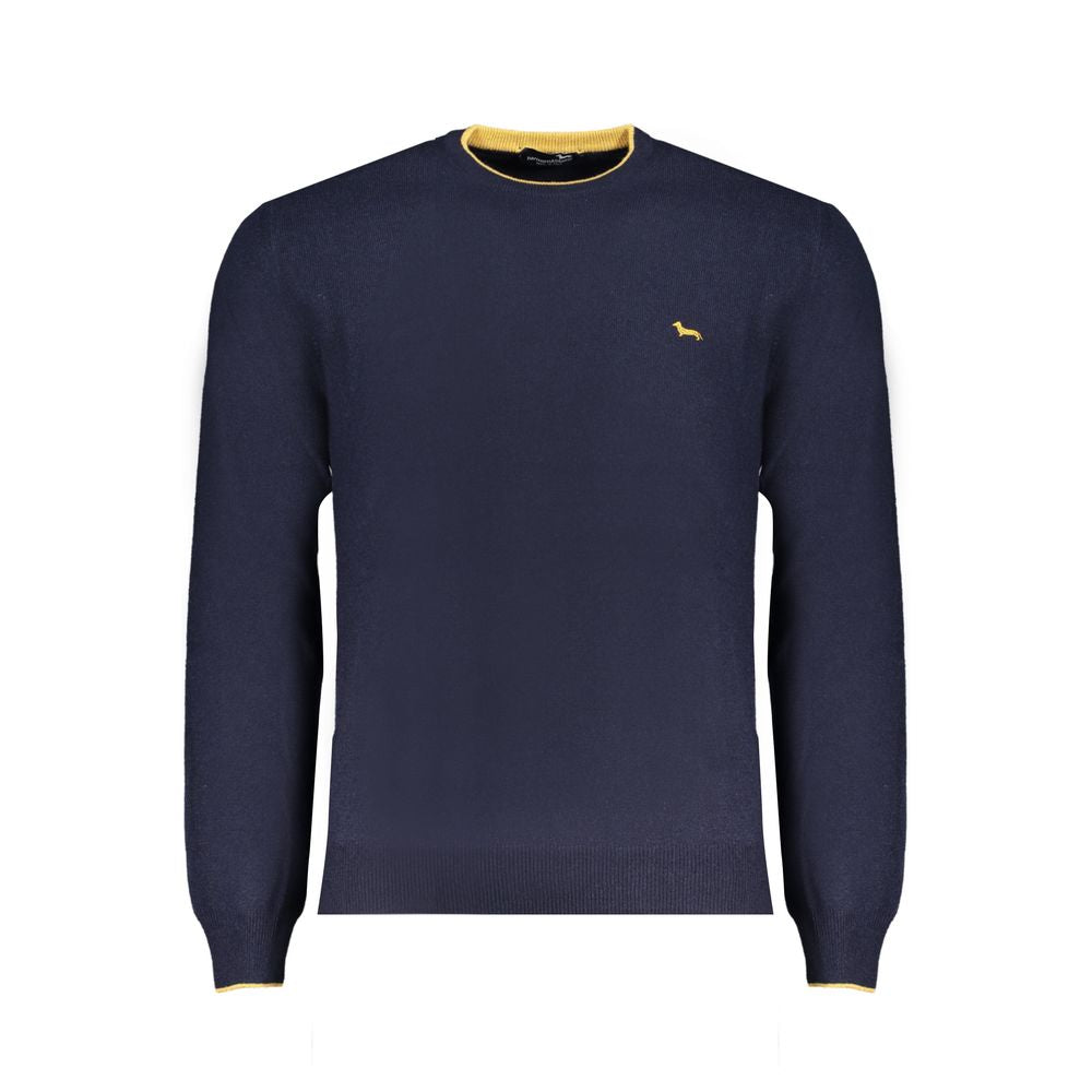 Harmont & Blaine Blauer Kaschmirpullover