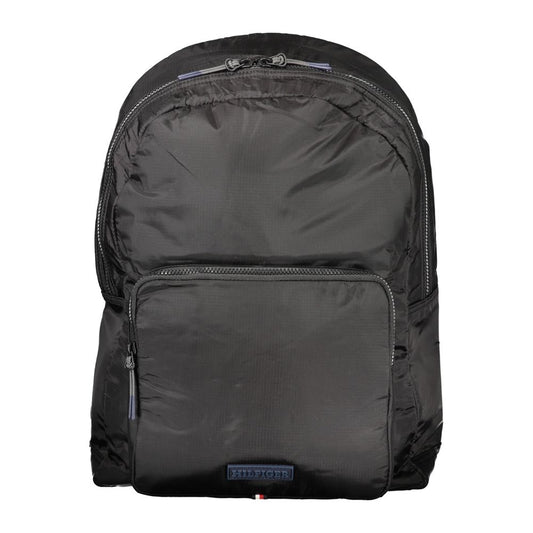 Tommy Hilfiger Schwarzer Nylon-Rucksack