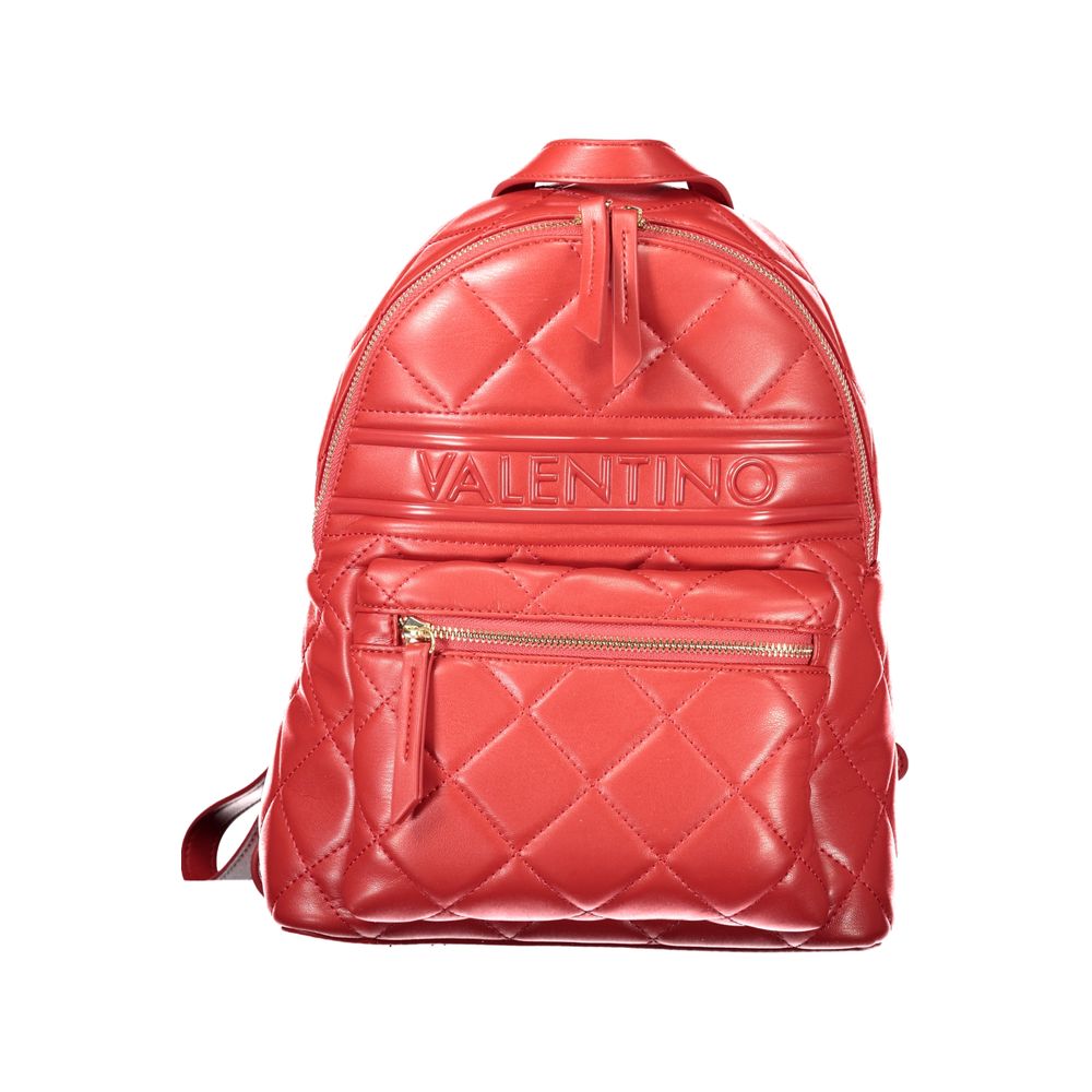 Valentino Bags Roter Polyethylen-Rucksack für Frauen