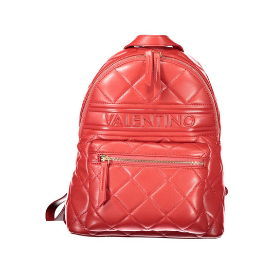 Valentino Bags Roter Polyethylen-Rucksack für Frauen