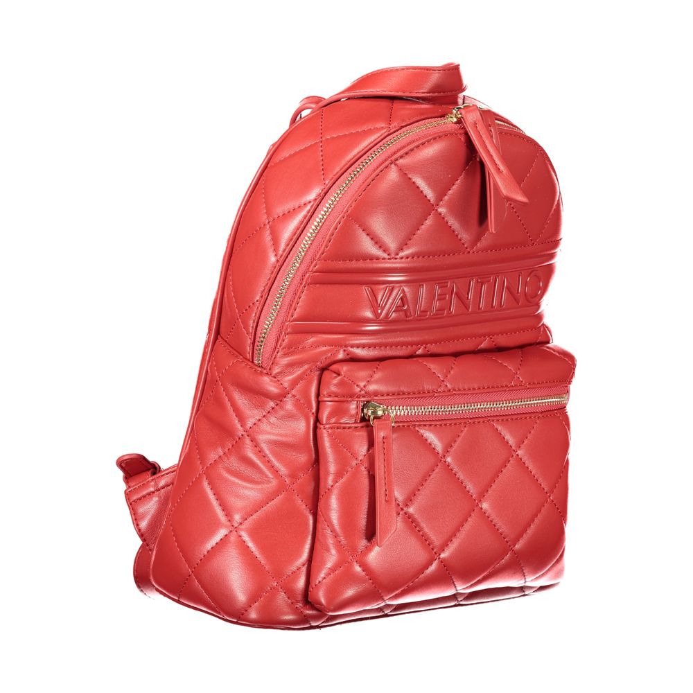 Valentino Bags Roter Polyethylen-Rucksack für Frauen