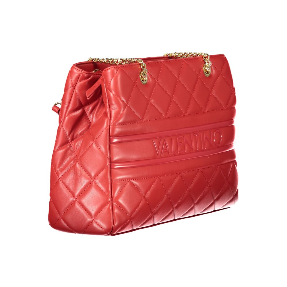 Valentino Bags Rote Polyethylen Frauen Handtasche