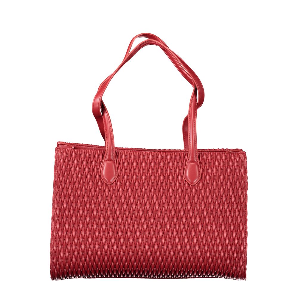 Valentino Bags Rote Polyethylen Frauen Handtasche