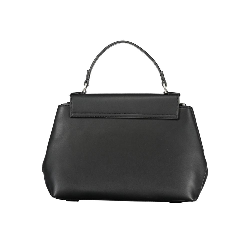 Calvin Klein Schwarze Polyester Handtasche