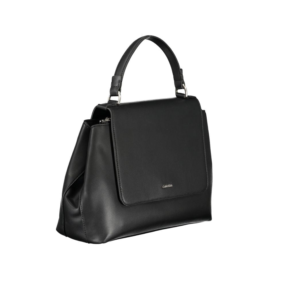 Calvin Klein Schwarze Polyester Handtasche