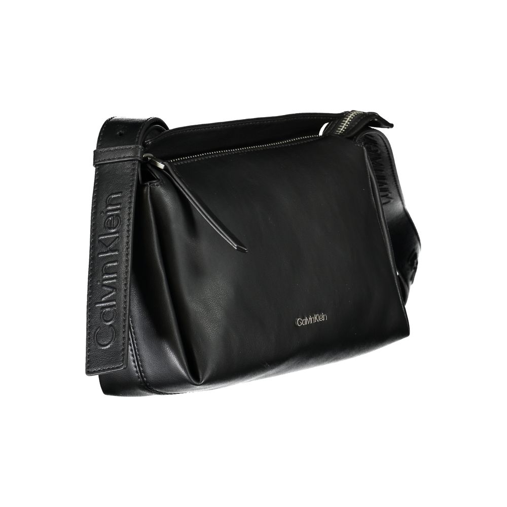 Calvin Klein Schwarze Polyester Handtasche