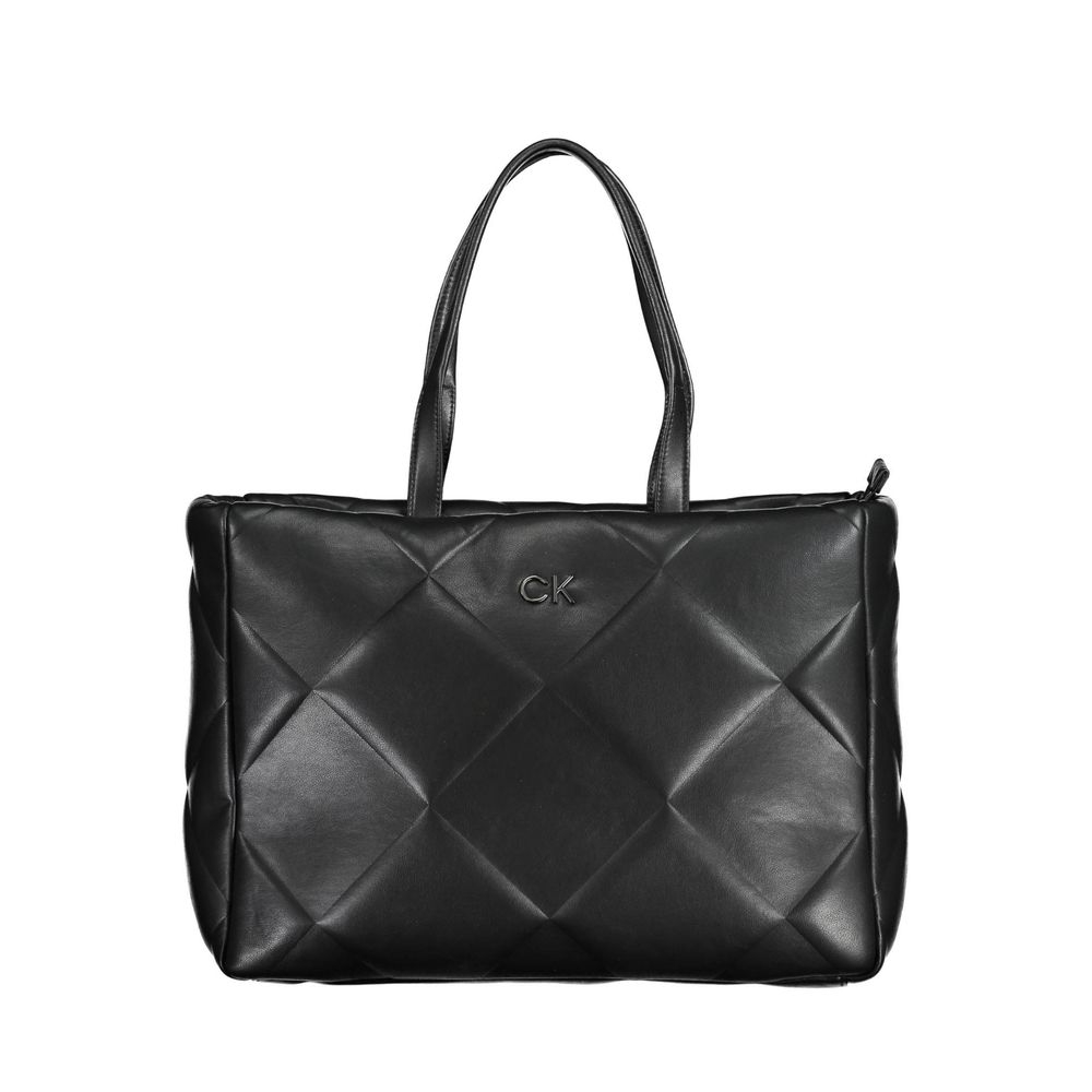 Calvin Klein Schwarze Polyester Handtasche