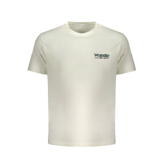 Wrangler T-Shirt aus weißer Baumwolle