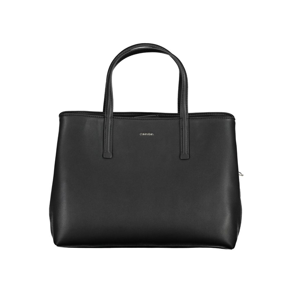 Calvin Klein Schwarze Polyester Handtasche