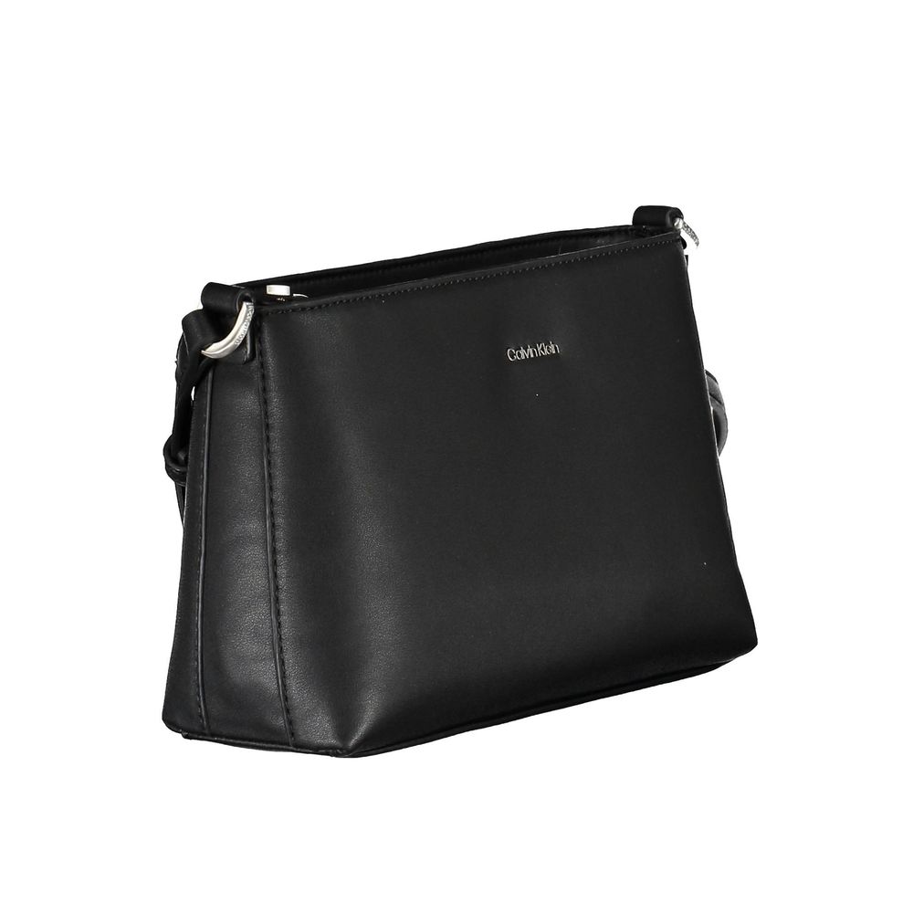 Calvin Klein Schwarze Polyester Handtasche