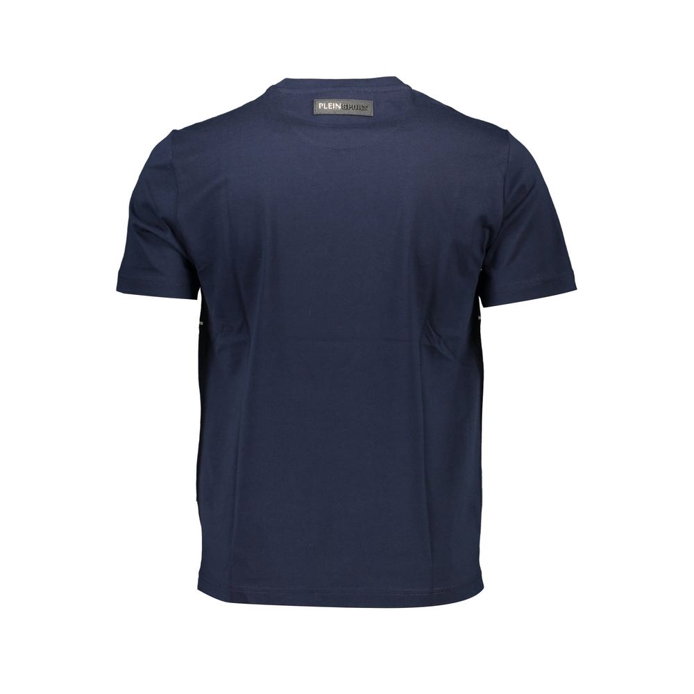 Plein Sport Blau Baumwolle Männer T-Shirt