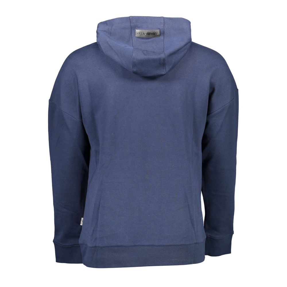 Plein Sport Blauer Baumwollpullover für Männer