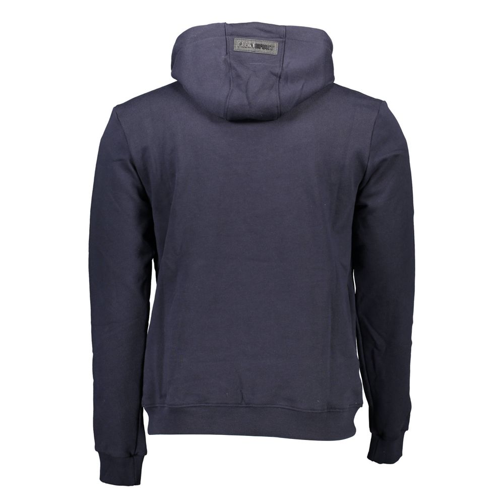 Plein Sport Blauer Baumwollpullover für Männer