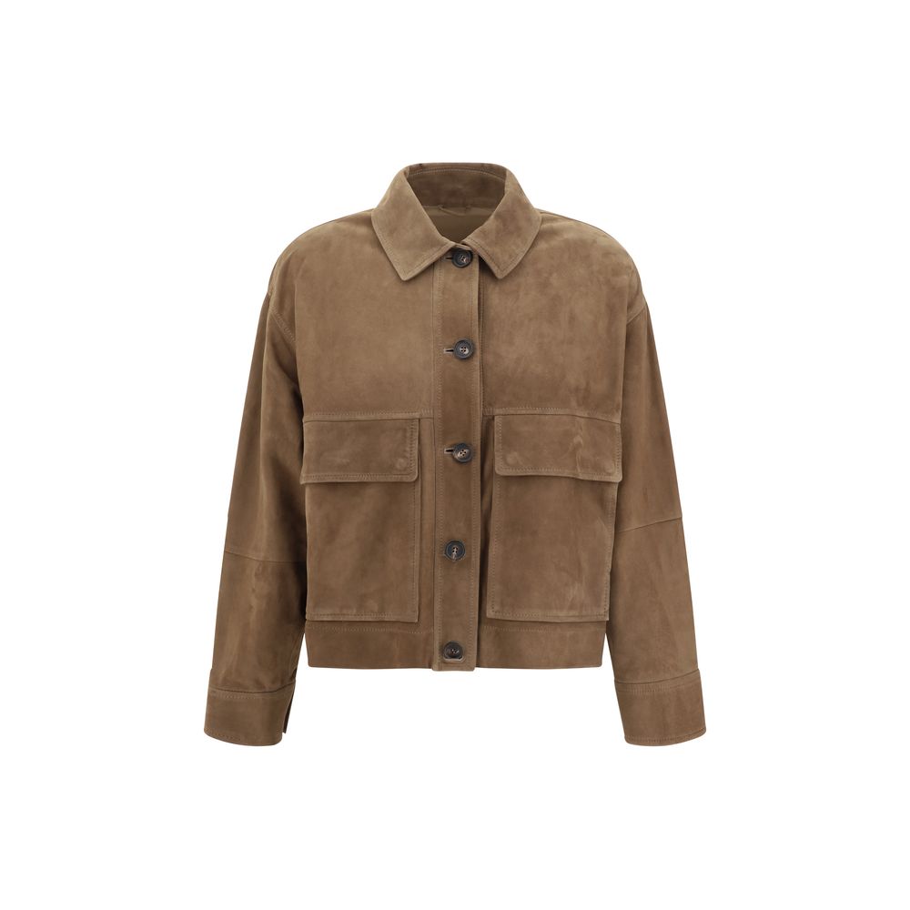 Brunello Cucinelli Wildlederjacke