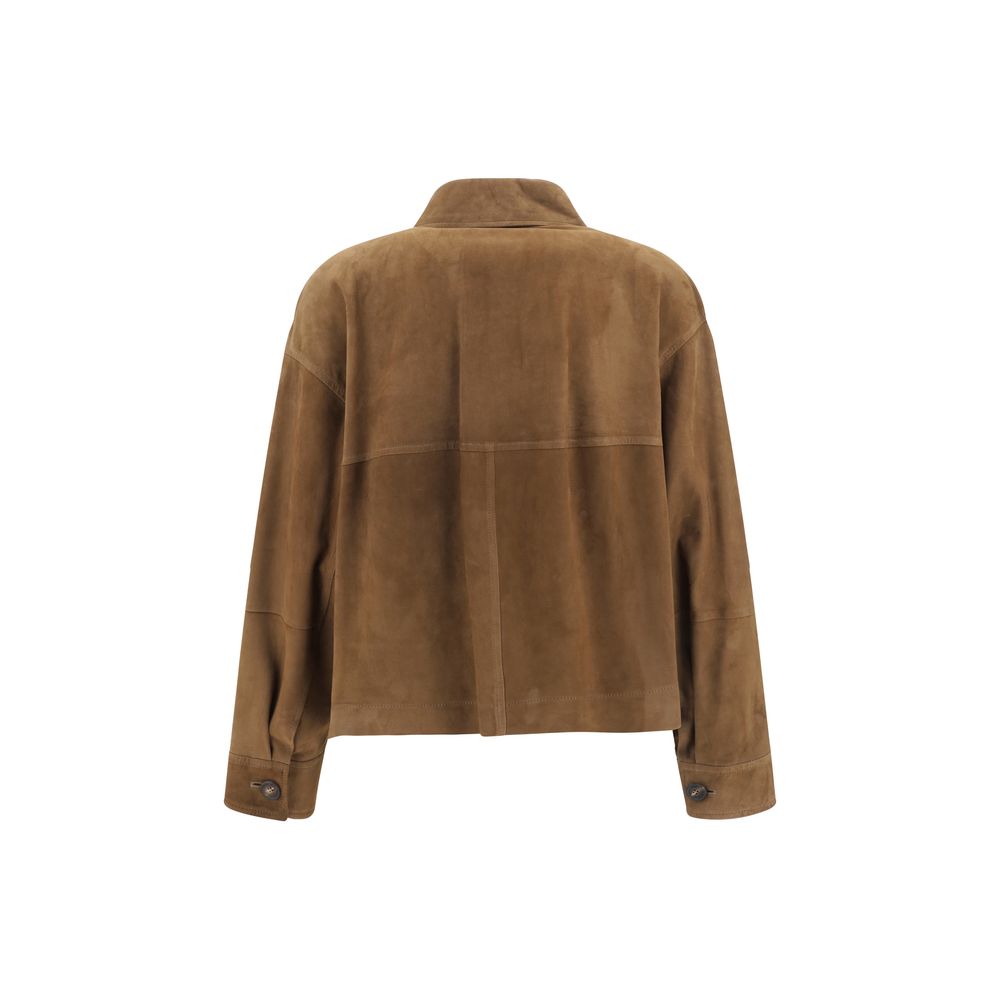 Brunello Cucinelli Wildlederjacke