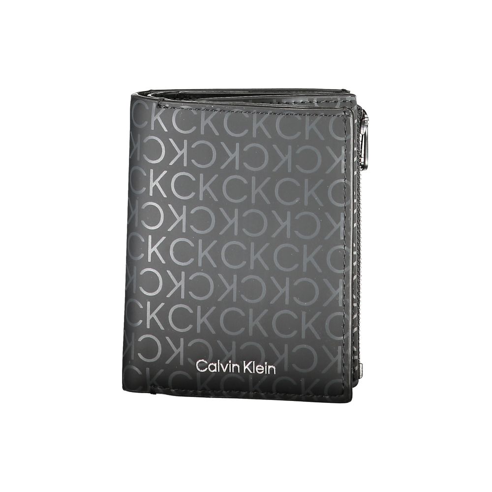 Calvin Klein Schwarzes Polyester Portemonnaie