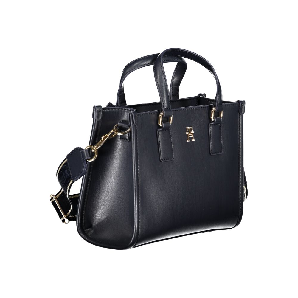 Tommy Hilfiger Blaue Polyethylen-Handtasche