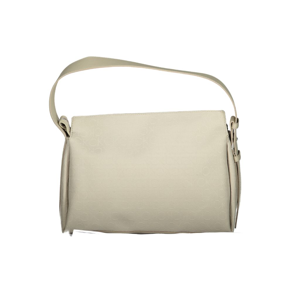 Calvin Klein Beige Polyester Handtasche