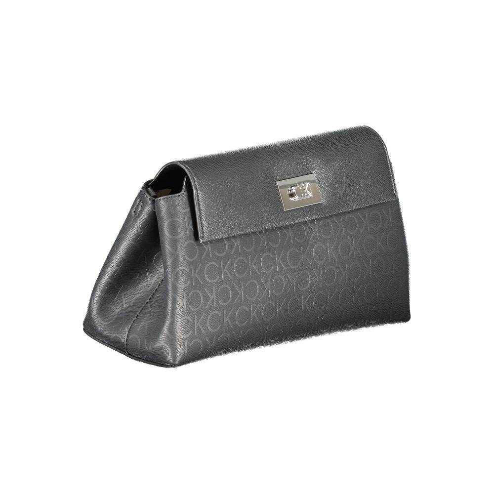 Calvin Klein Schwarze Polyester Handtasche