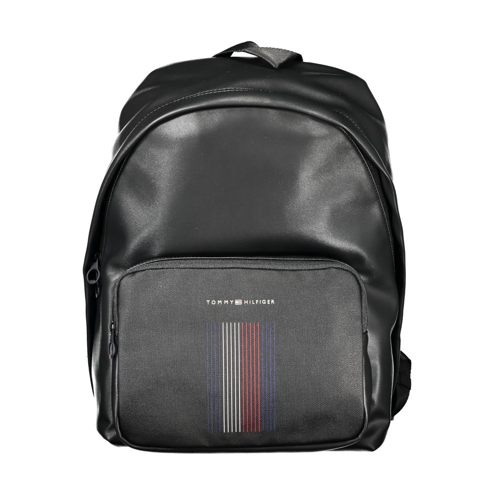 Tommy Hilfiger Schwarzer Polyester-Rucksack