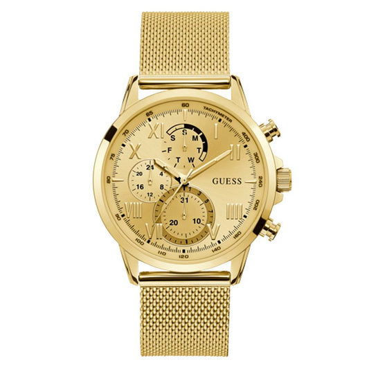 Guess Gold-Edelstahl-Uhr